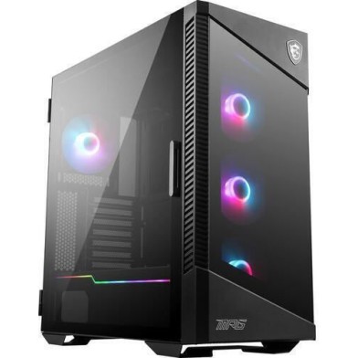 MSI MPG Velox 100R Gaming Midi Tower Κουτί Υπολογιστή με Πλαϊνό Παράθυρο Μαύρο