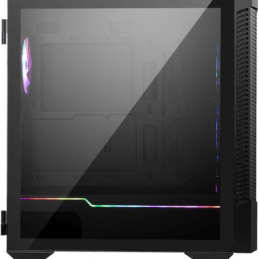 MSI MPG Velox 100R Gaming Midi Tower Κουτί Υπολογιστή με Πλαϊνό Παράθυρο Μαύρο