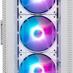 MSI MPG Velox 100R Gaming Midi Tower Κουτί Υπολογιστή με Πλαϊνό Παράθυρο Λευκό