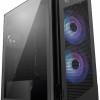 MSI MPG VELOX 300R AIRFLOW PZ Midi Tower Κουτί Υπολογιστή με ARGB Φωτισμό Μαύρο