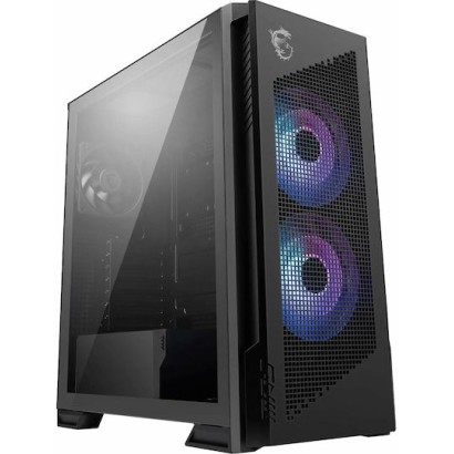 MSI MPG VELOX 300R AIRFLOW PZ Midi Tower Κουτί Υπολογιστή με ARGB Φωτισμό Μαύρο