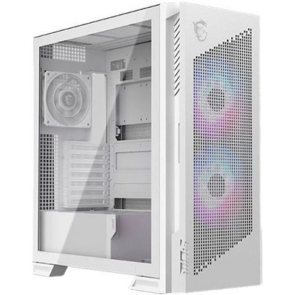 MSI MPG VELOX 300R AIRFLOW PZ Midi Tower Κουτί Υπολογιστή με ARGB Φωτισμό Λευκό