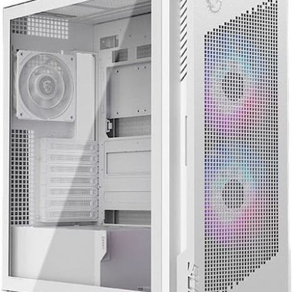MSI MPG VELOX 300R AIRFLOW PZ Midi Tower Κουτί Υπολογιστή με ARGB Φωτισμό Λευκό