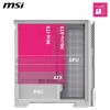 MSI MPG VELOX 300R AIRFLOW PZ Midi Tower Κουτί Υπολογιστή με ARGB Φωτισμό Λευκό