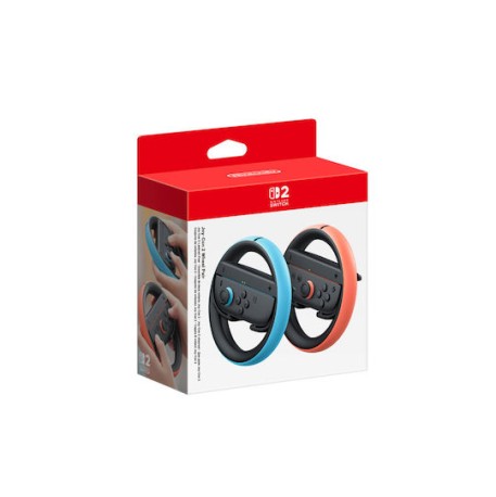 Nintendo Steering Wheel 2 wheel pair Joy-Con για Switch / Switch 2 σε Μαύρο χρώμα