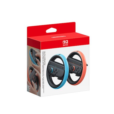 Nintendo Steering Wheel 2 wheel pair Joy-Con για Switch / Switch 2 σε Μαύρο χρώμα
