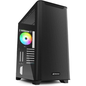 Sharkoon M30 RGB Gaming Midi Tower Κουτί Υπολογιστή με Πλαϊνό Παράθυρο Μαύρο