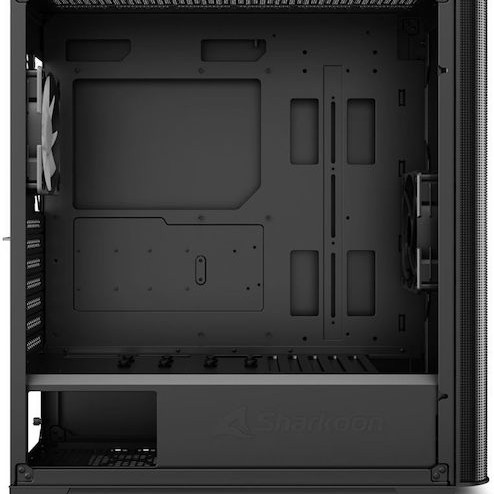 Sharkoon M30 RGB Gaming Midi Tower Κουτί Υπολογιστή με Πλαϊνό Παράθυρο Μαύρο