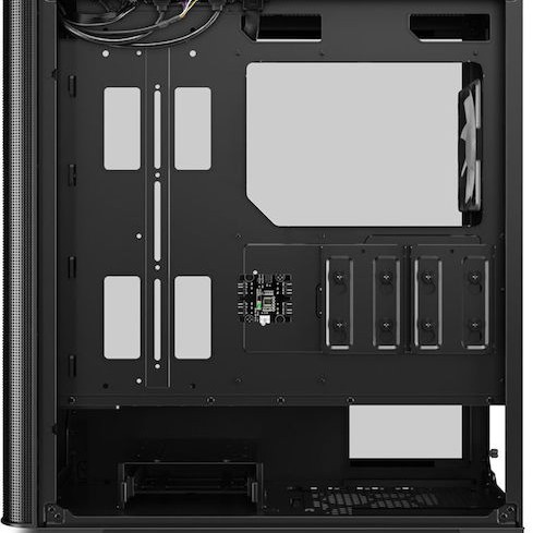 Sharkoon M30 RGB Gaming Midi Tower Κουτί Υπολογιστή με Πλαϊνό Παράθυρο Μαύρο