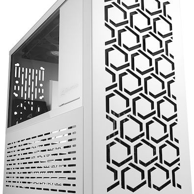 Sharkoon MS-Y1000 Midi Tower Κουτί Υπολογιστή με Πλαϊνό Παράθυρο Λευκό
