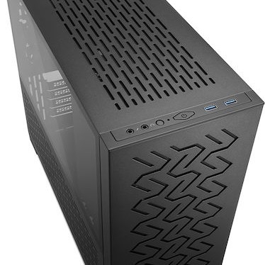 Sharkoon MS-Z1000 Midi Tower Κουτί Υπολογιστή με Πλαϊνό Παράθυρο Μαύρο