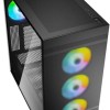 Sharkoon Rebel C50 RGB Gaming Midi Tower Κουτί Υπολογιστή με Πλαϊνό Παράθυρο Μαύρο