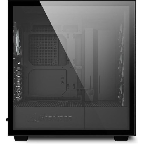 Sharkoon Rebel C50 RGB Gaming Midi Tower Κουτί Υπολογιστή με Πλαϊνό Παράθυρο Μαύρο
