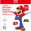 Sandisk Nintendo Switch 2 Mario Logo microSDXC 256GB