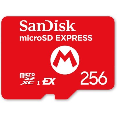 Sandisk Nintendo Switch 2 Mario Logo microSDXC 256GB