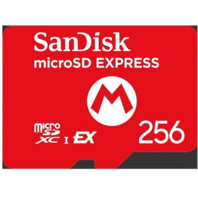 Sandisk Nintendo Switch 2 Mario Logo microSDXC 256GB
