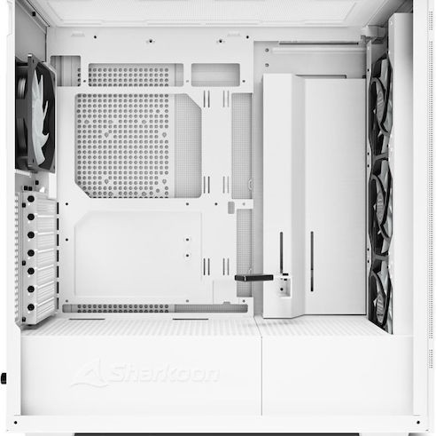 Sharkoon Rebel C50 RGB Gaming Midi Tower Κουτί Υπολογιστή με Πλαϊνό Παράθυρο Λευκό