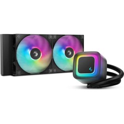 Deepcool LE240 V2 (v2) Υδρόψυξη Επεξεργαστή Διπλού Ανεμιστήρα 120mm για Socket AM4/AM5/1700/1200/115x με RGB Φωτισμό