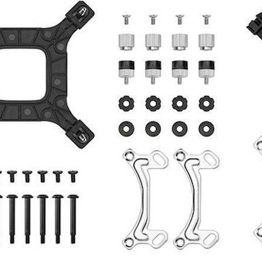 Deepcool LE240 V2 (v2) Υδρόψυξη Επεξεργαστή Διπλού Ανεμιστήρα 120mm για Socket AM4/AM5/1700/1200/115x με RGB Φωτισμό