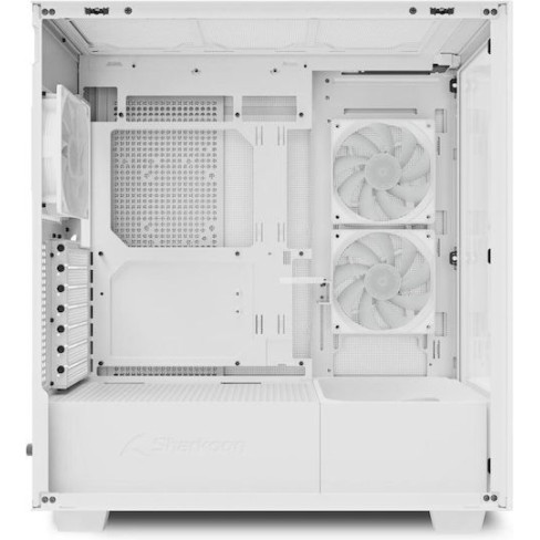 Sharkoon Rebel C60 RGB Gaming Midi Tower Κουτί Υπολογιστή με Πλαϊνό Παράθυρο Λευκό