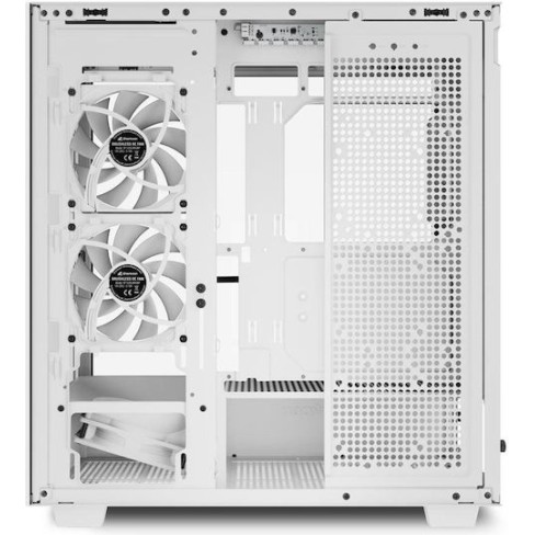 Sharkoon Rebel C60 RGB Gaming Midi Tower Κουτί Υπολογιστή με Πλαϊνό Παράθυρο Λευκό