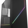 Sharkoon RGB Flow Gaming Midi Tower Κουτί Υπολογιστή με Πλαϊνό Παράθυρο Μαύρο