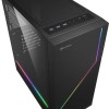 Sharkoon RGB Flow Gaming Midi Tower Κουτί Υπολογιστή με Πλαϊνό Παράθυρο Μαύρο