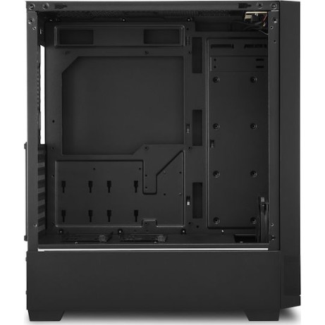 Sharkoon RGB Flow Gaming Midi Tower Κουτί Υπολογιστή με Πλαϊνό Παράθυρο Μαύρο