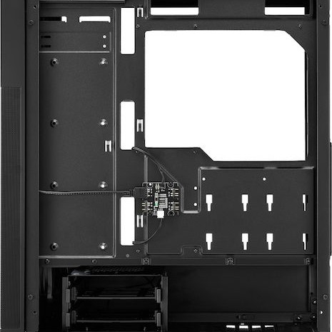 Sharkoon RGB Flow Gaming Midi Tower Κουτί Υπολογιστή με Πλαϊνό Παράθυρο Μαύρο