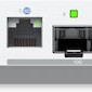 Ubiquiti Uxg-fiber Unifi Dual Wan Gateway Fiber Quad-core 2200mhz 4gb 1x10gbe Wan 1xsfp+ Wan 4x2.5gbe 1xsfp+ Lan 1xpoe-out