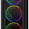 Sharkoon RGB Wave Gaming Midi Tower Κουτί Υπολογιστή με Πλαϊνό Παράθυρο Μαύρο