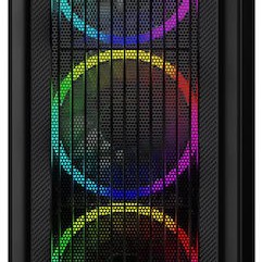 Sharkoon RGB Wave Gaming Midi Tower Κουτί Υπολογιστή με Πλαϊνό Παράθυρο Μαύρο