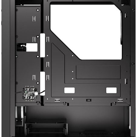 Sharkoon RGB Wave Gaming Midi Tower Κουτί Υπολογιστή με Πλαϊνό Παράθυρο Μαύρο