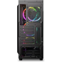 Sharkoon RGB Wave Gaming Midi Tower Κουτί Υπολογιστή με Πλαϊνό Παράθυρο Μαύρο