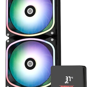 Enermax Aquafusion II 240 ARGB Υδρόψυξη Επεξεργαστή Διπλού Ανεμιστήρα 120mm για Socket AM4/AM5/1700