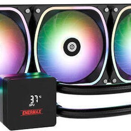 Enermax Aquafusion II 360 ARGB Υδρόψυξη Επεξεργαστή Τριπλού Ανεμιστήρα 120mm για Socket AM4/AM5/1700