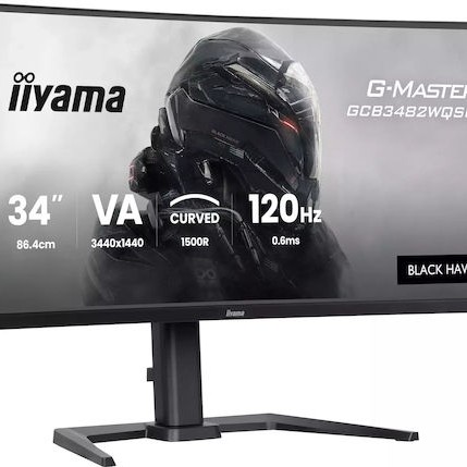 Iiyama GCB3482WQSU-B1 VA HDR Curved Gaming Monitor 34