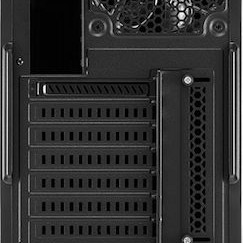 Sharkoon S25-W Midi Tower Κουτί Υπολογιστή με Πλαϊνό Παράθυρο Μαύρο