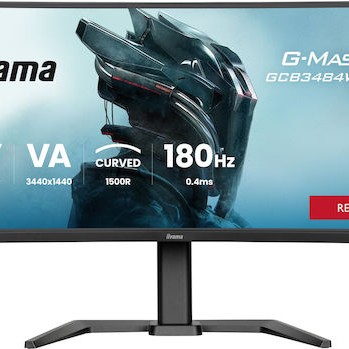 Iiyama G-Master GCB3484WQSU-B1 Ultrawide VA HDR Curved Gaming Monitor 34
