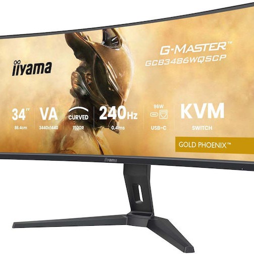 Iiyama GCB3486WQSCP-B1 Ultrawide VA Curved Monitor 34