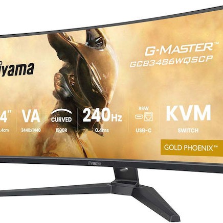 Iiyama GCB3486WQSCP-B1 Ultrawide VA Curved Monitor 34