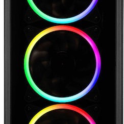 Sharkoon TG4 RGB Gaming Midi Tower Κουτί Υπολογιστή με Πλαϊνό Παράθυρο Μαύρο