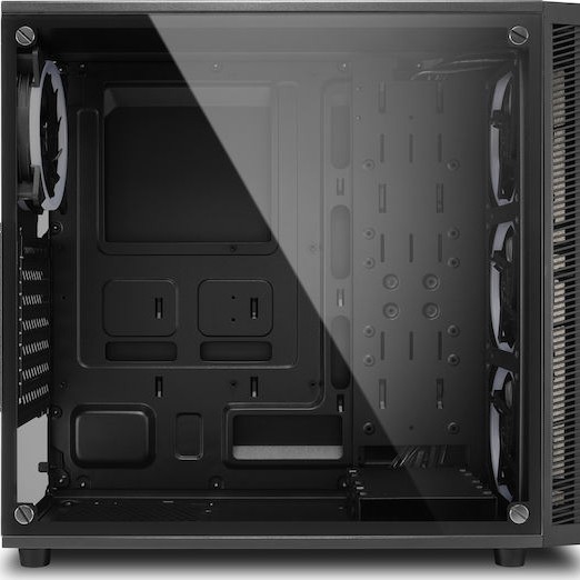 Sharkoon TG4 RGB Gaming Midi Tower Κουτί Υπολογιστή με Πλαϊνό Παράθυρο Μαύρο