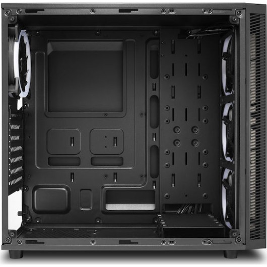 Sharkoon TG4 RGB Gaming Midi Tower Κουτί Υπολογιστή με Πλαϊνό Παράθυρο Μαύρο