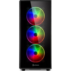 Sharkoon TG5 Pro RGB Gaming Midi Tower Κουτί Υπολογιστή με Πλαϊνό Παράθυρο Μαύρο