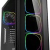 Sharkoon TG6 RGB Gaming Midi Tower Κουτί Υπολογιστή με Πλαϊνό Παράθυρο Μαύρο