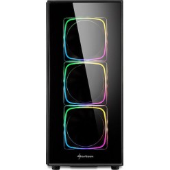Sharkoon TG6 RGB Gaming Midi Tower Κουτί Υπολογιστή με Πλαϊνό Παράθυρο Μαύρο