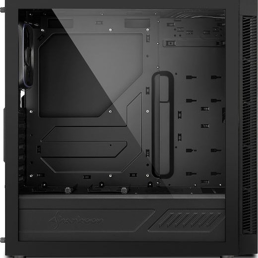 Sharkoon TG6 RGB Gaming Midi Tower Κουτί Υπολογιστή με Πλαϊνό Παράθυρο Μαύρο