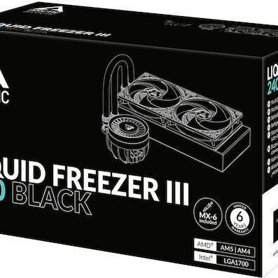 Arctic Freezer III Pro 240 Ψύκτρα Επεξεργαστή Διπλού Ανεμιστήρα για Socket 1700/1851/AM4/AM5