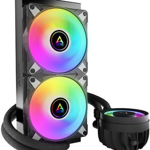 Arctic Freezer III Pro 240 Υδρόψυξη Επεξεργαστή Διπλού Ανεμιστήρα 120mm για Socket AM4/AM5/1700 με ARGB Φωτισμό